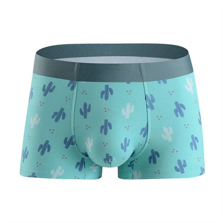 3D Cotton Modal Cartoon Men's Trunk Underwear cartoon pattern customized boxer brief