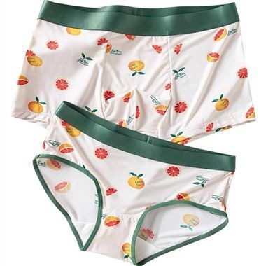 Brîff Boxer Dynion Sy'n Anadlu Canol y Waist Cariadon Argraffu Dillad Isaf