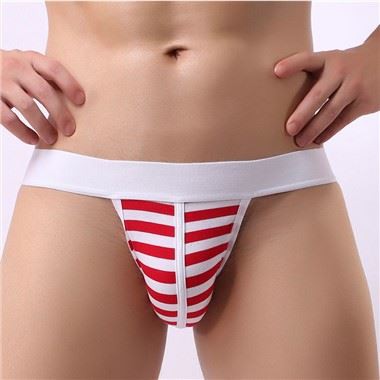 Striated U Siâp G Llinynnau Jockstraps Gwryw
